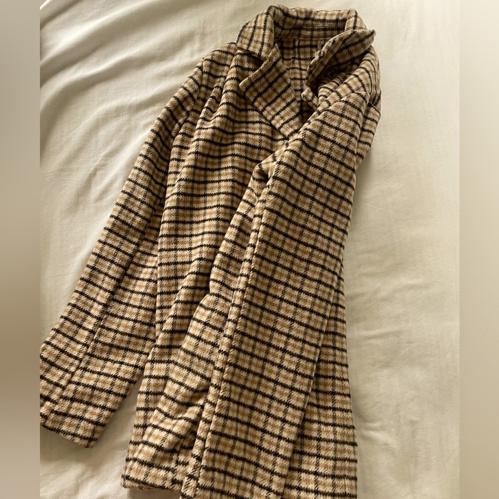 Joies plaid neutral jacket women